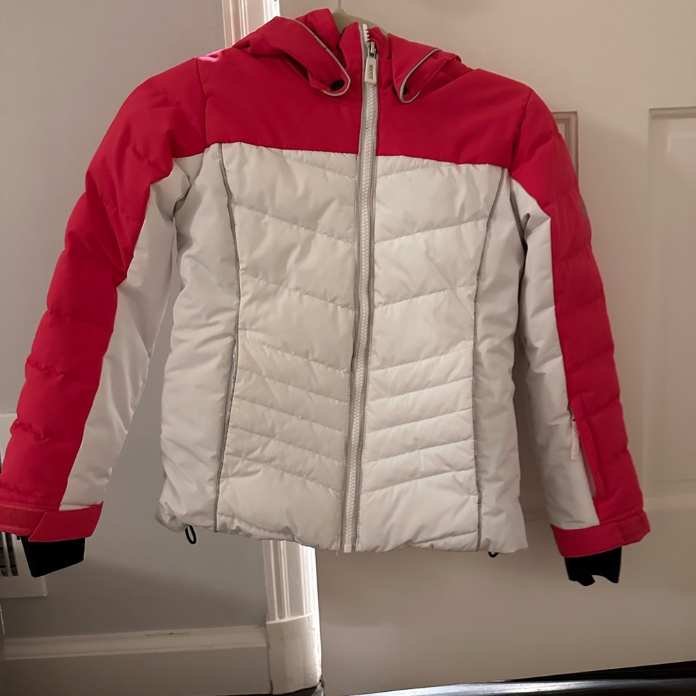 Rossignol Pink and White Ski Jacket